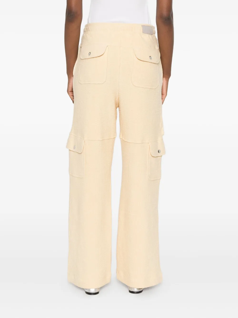 Aya Muse Drawstring Trousers In Neutral