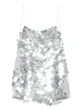 Retrofete Lainey sequin-embellished mini dress - White