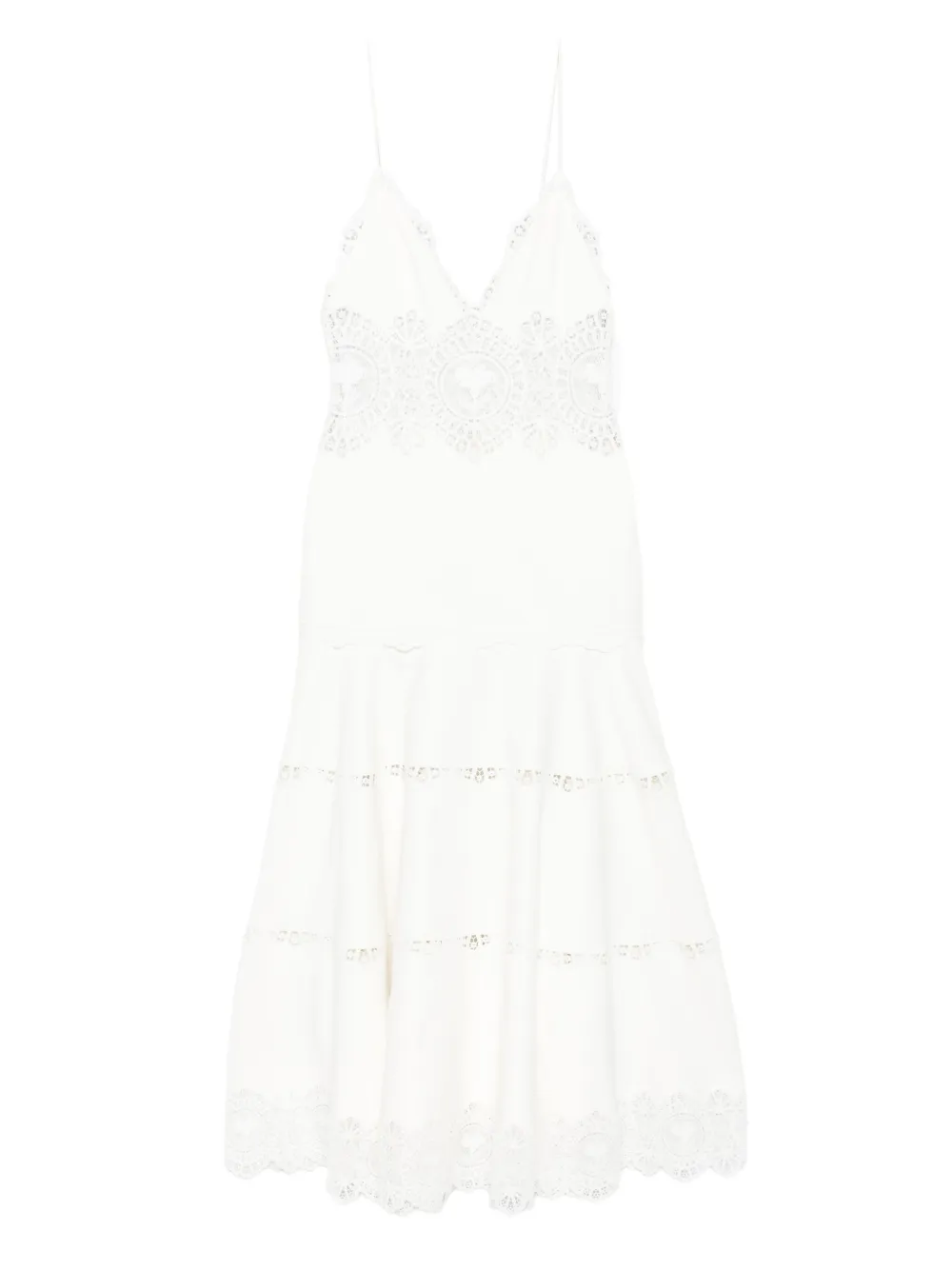 Retrofete Leilani maxi-jurk Wit