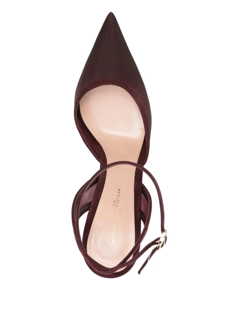 Gianvito Rossi Pumps met suède hak Rood
