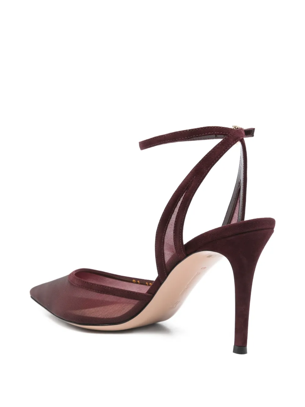 Gianvito Rossi Pumps met suède hak Rood