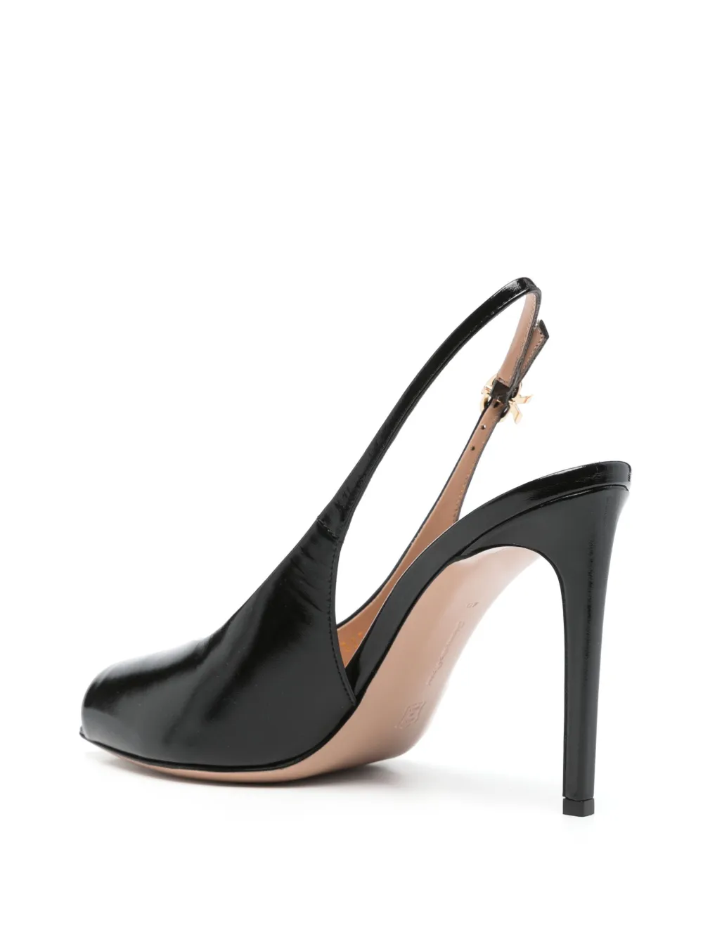 Gianvito Rossi 105mm leather sandals Black