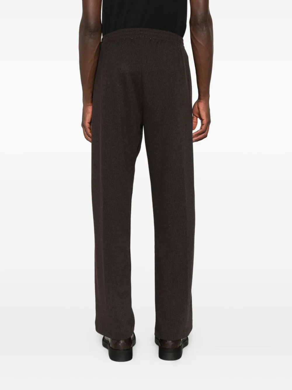 Our Legacy Pinstripe-pattern Trousers In Brown