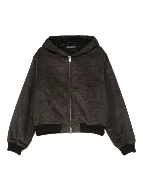 OUR LEGACY twill hooded jacket