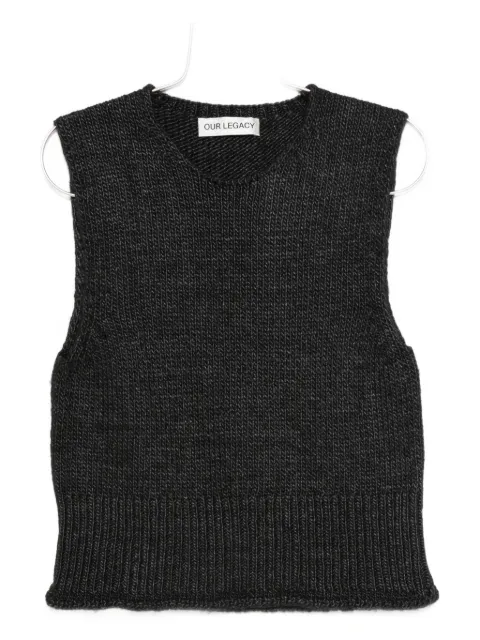 OUR LEGACY ribbed knitted tank top