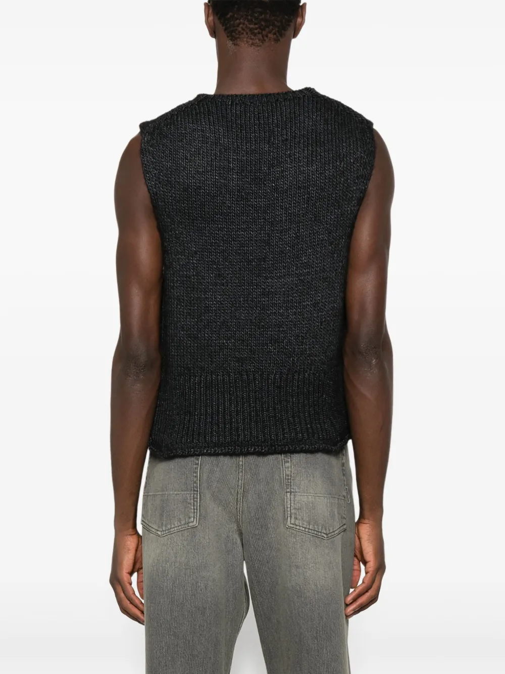 OUR LEGACY Ribgebreide tanktop Zwart