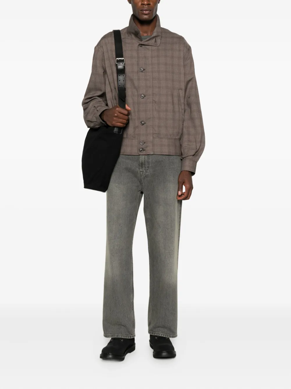 OUR LEGACY Glen plaid-pattern bomber jacket | Bomber Jackets | Image 2