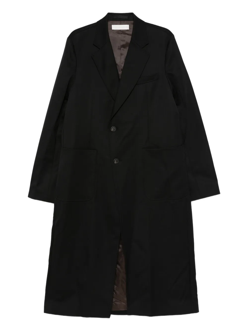 OUR LEGACY single-breasted coat | Black | Image 1