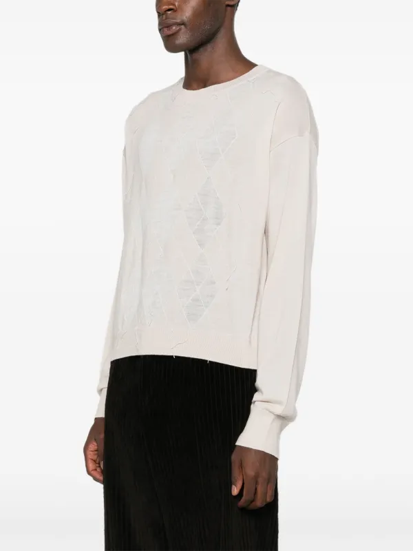 【最終価格】OUR LEGACY SONAR ラウンドネックニット OUR LEGACY Sonar セーター | ピンク | FARFETCH JP