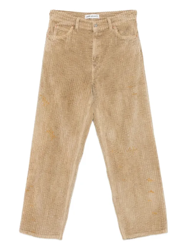 パンツ OUR LEGACY VAST CUT 28 OUR LEGACY Vast Cut パンツ | ニュートラル | FARFETCH JP