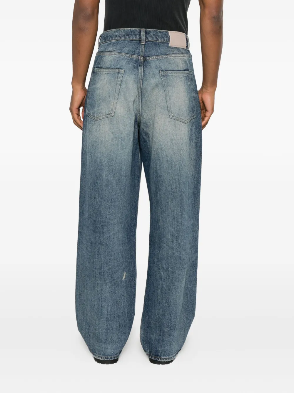 OUR LEGACY Vast Cut jeans met scheuren Blauw