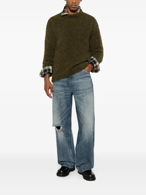 OUR LEGACY Vast Cut ダメージ ジーンズ | ブルー | FARFETCH JP