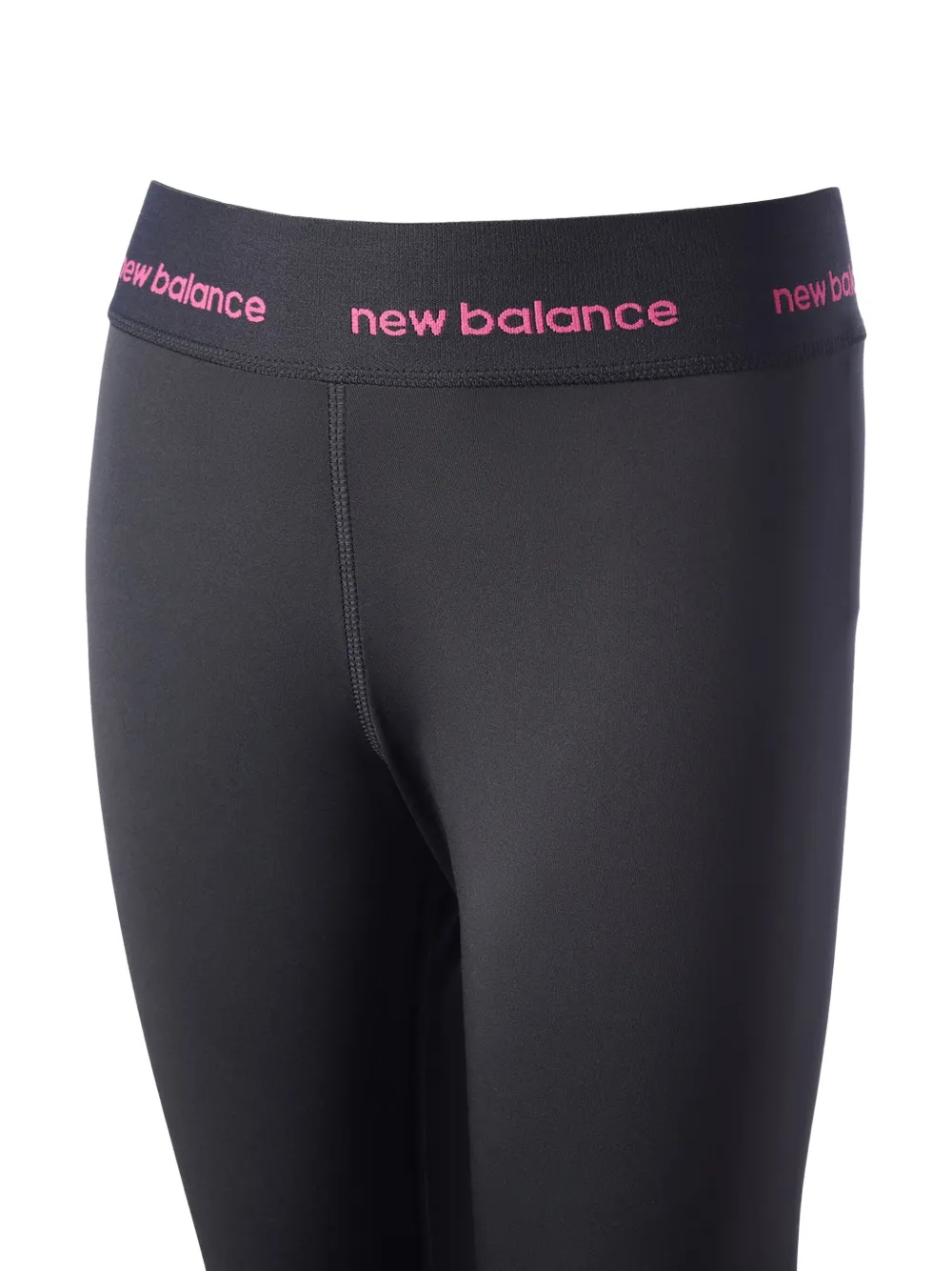 New Balance Kids Legging met logoband Zwart
