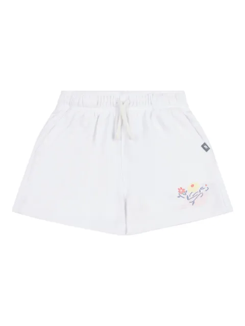 New Balance Kids logo-print track shorts