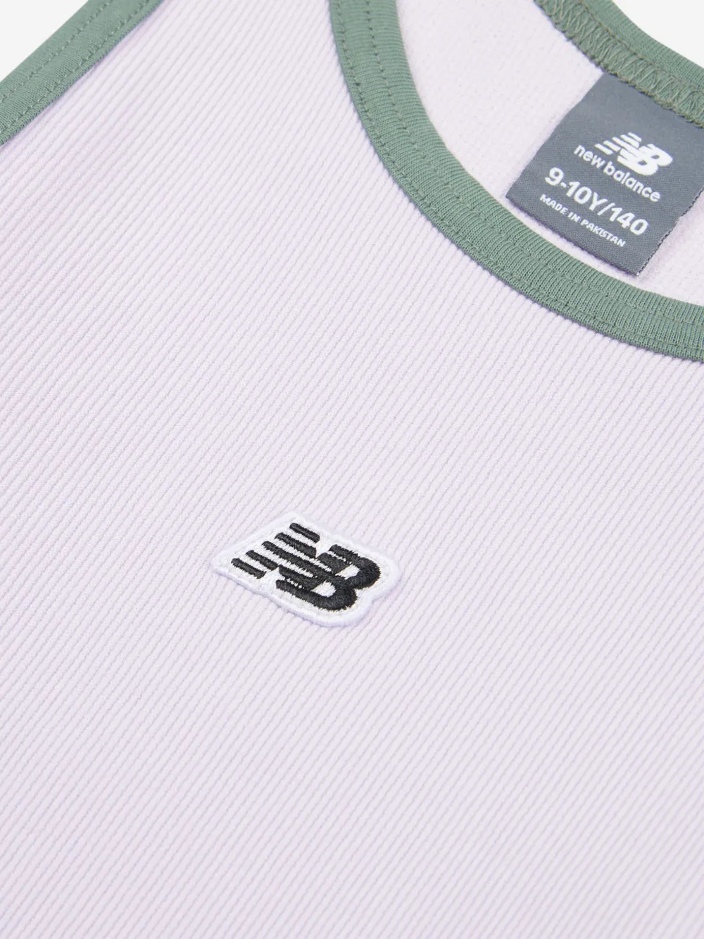 New Balance Kids Tanktop met geborduurd logo Paars
