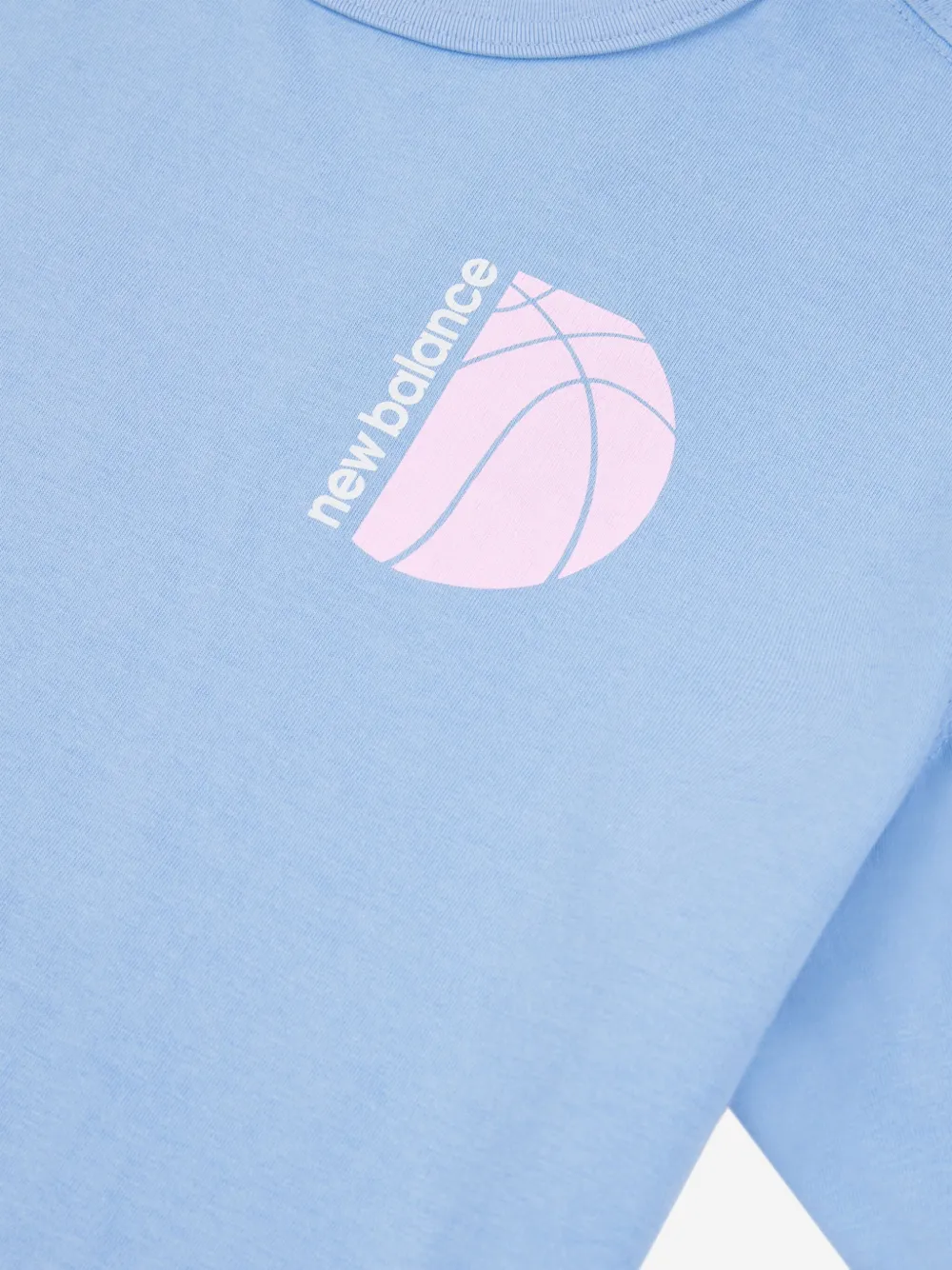 New Balance Kids T-shirt met logoprint Blauw