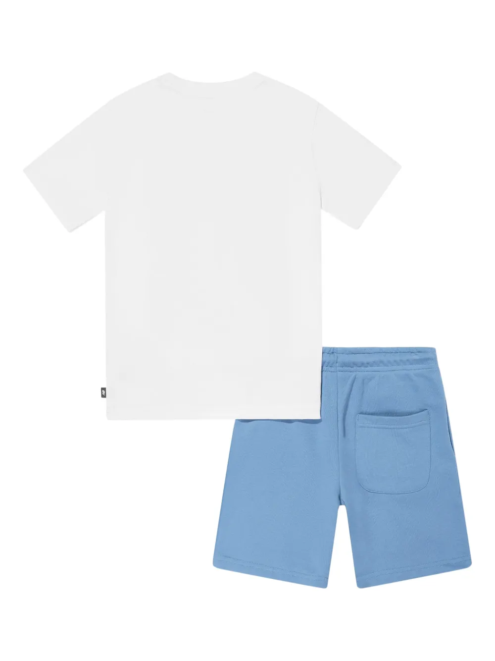 New Balance Kids Shorts set met logoprint Wit