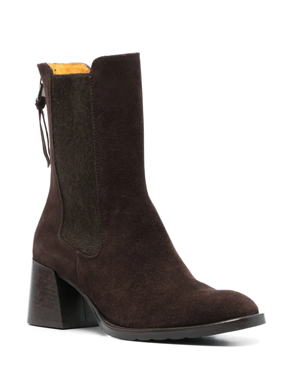 mara bini 60mm suede ankle boots Brown