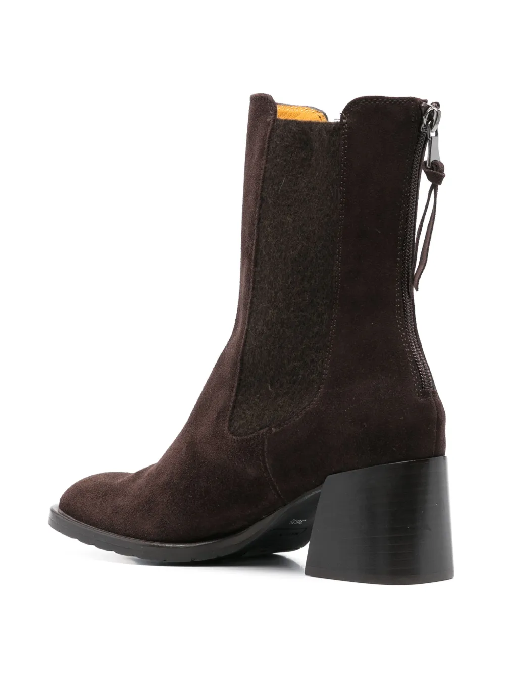 mara bini 60mm suede ankle boots Brown