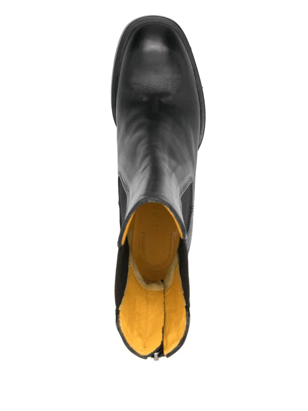 mara bini 60mm leather ankle boots Black