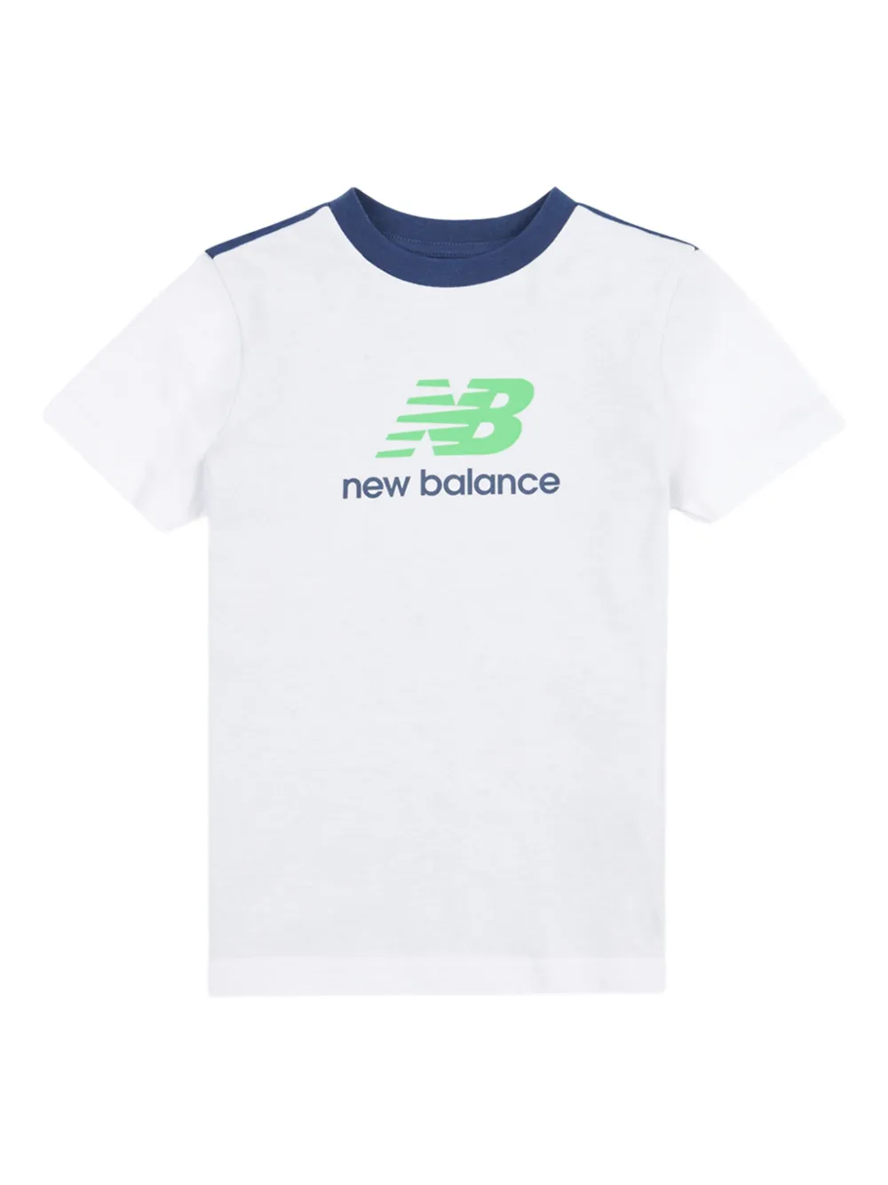 New Balance Kids Shorts set met logoprint Wit