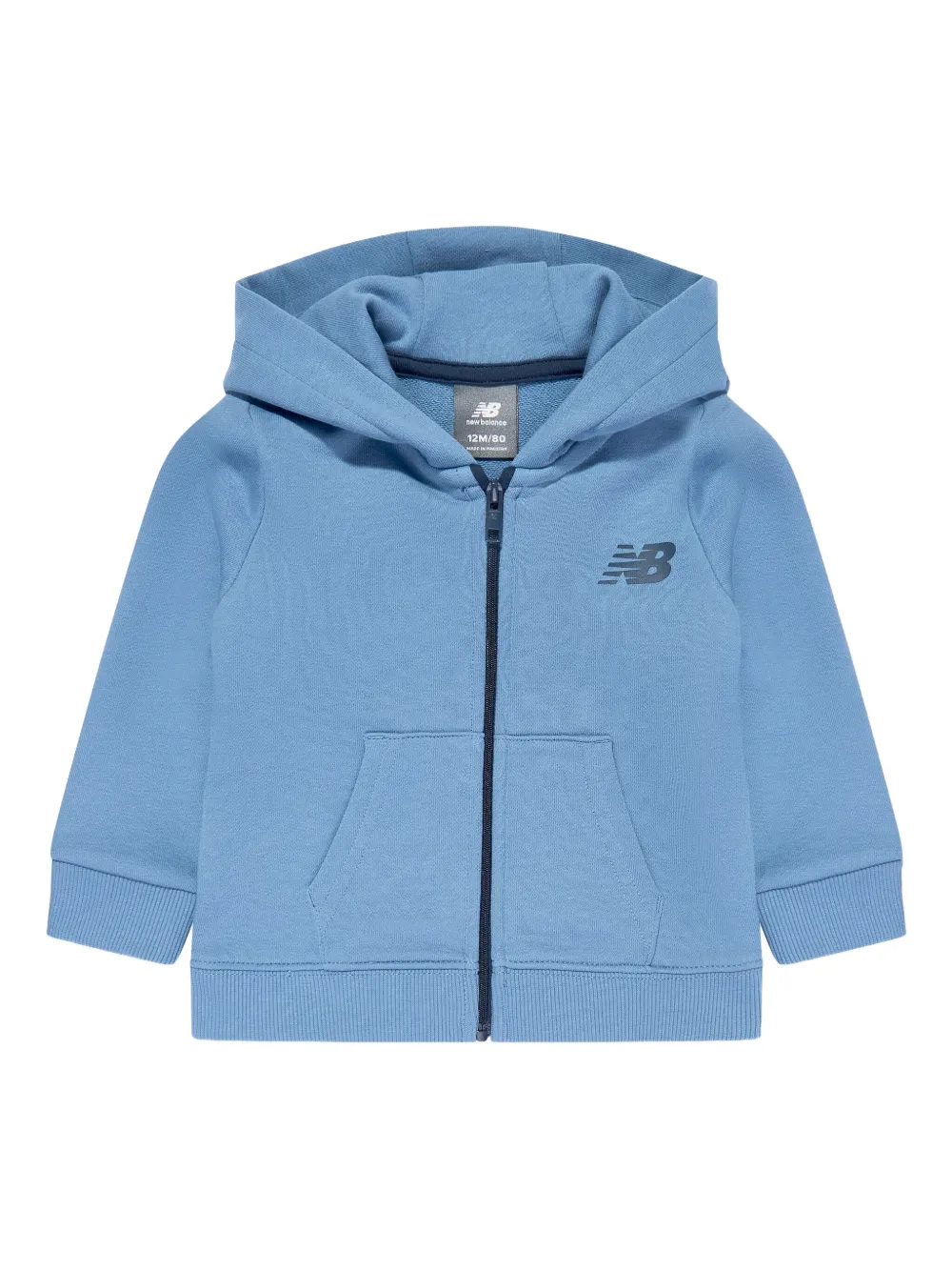 New Balance Kids Trainingspak met logoprint Blauw