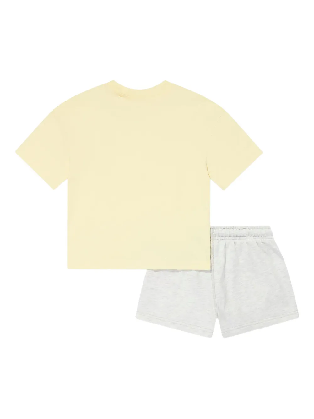 New Balance Kids Shorts met geborduurd logo Geel