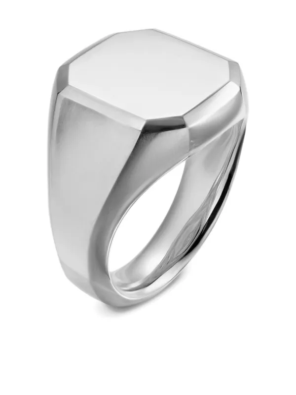 David Yurman Streamline シグネットリング スターリングシルバー
