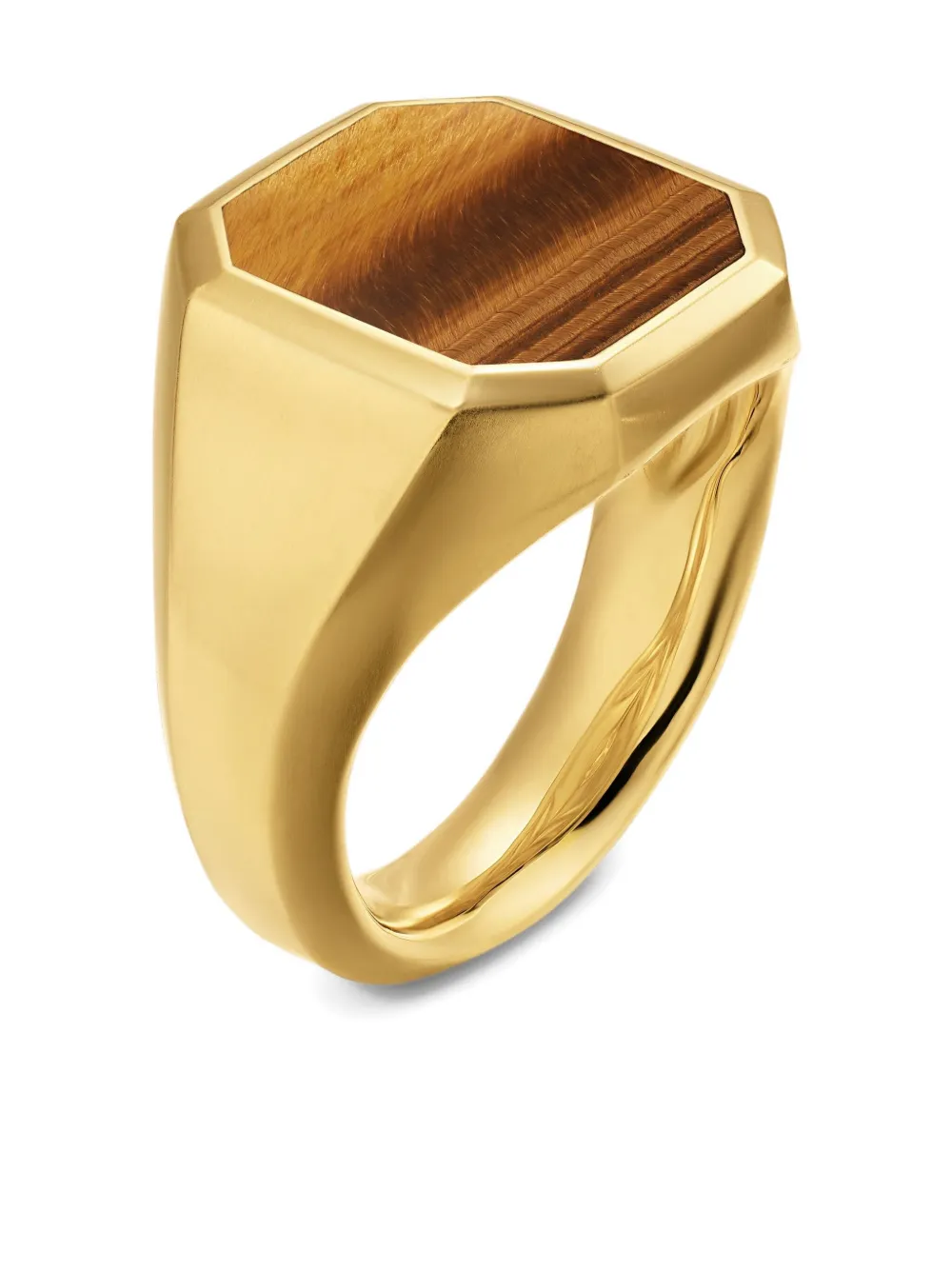 David Yurman 18k Yellow Gold Streamline® Signet Ring In Gold