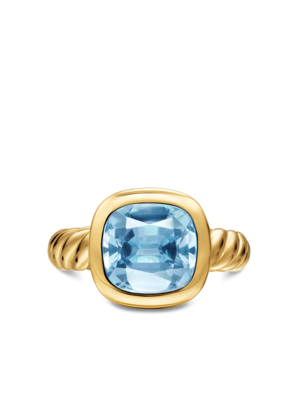 David Yurman 18kt DY Mercer® Gelbgoldring mit Topas | Gold | Image 1