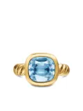 David Yurman 18K yellow gold DY Mercer® topaz ring