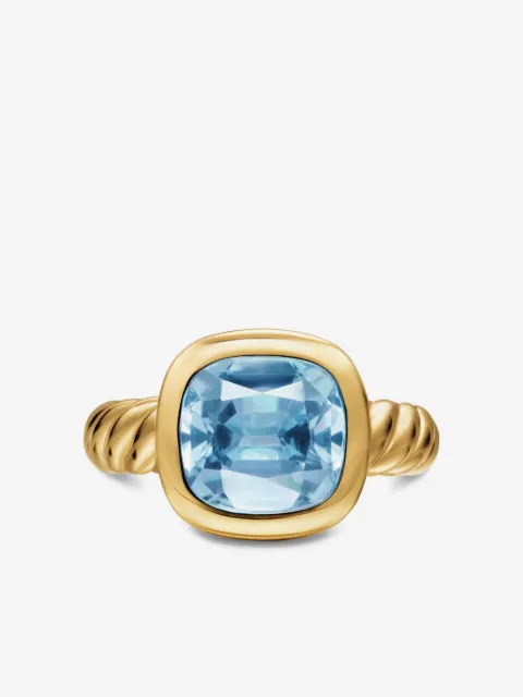 David Yurman bague DY Mercer® en or 18ct sertie de topaze