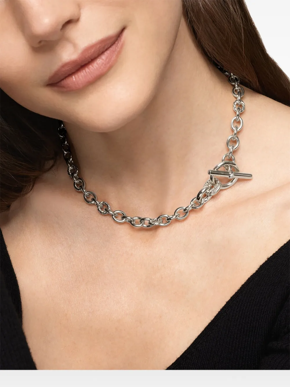 David Yurman collier DY Mercer® Petite Toggle Chain en argent sterling | Image 2