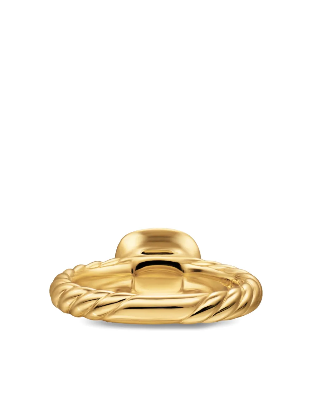 David Yurman 18k Yellow Gold Dy Mercer® Prasiolite Ring In Gold