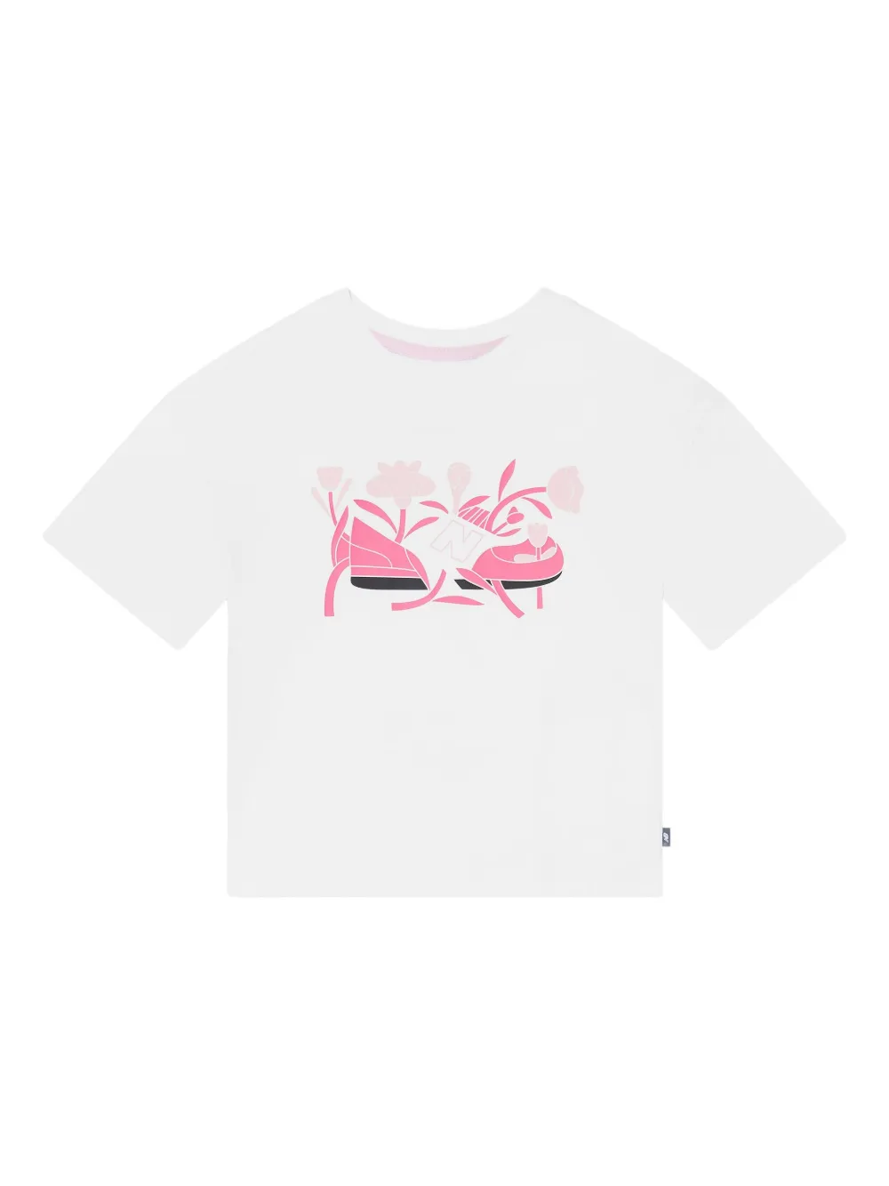 New Balance Kids Broek met logoprint Wit