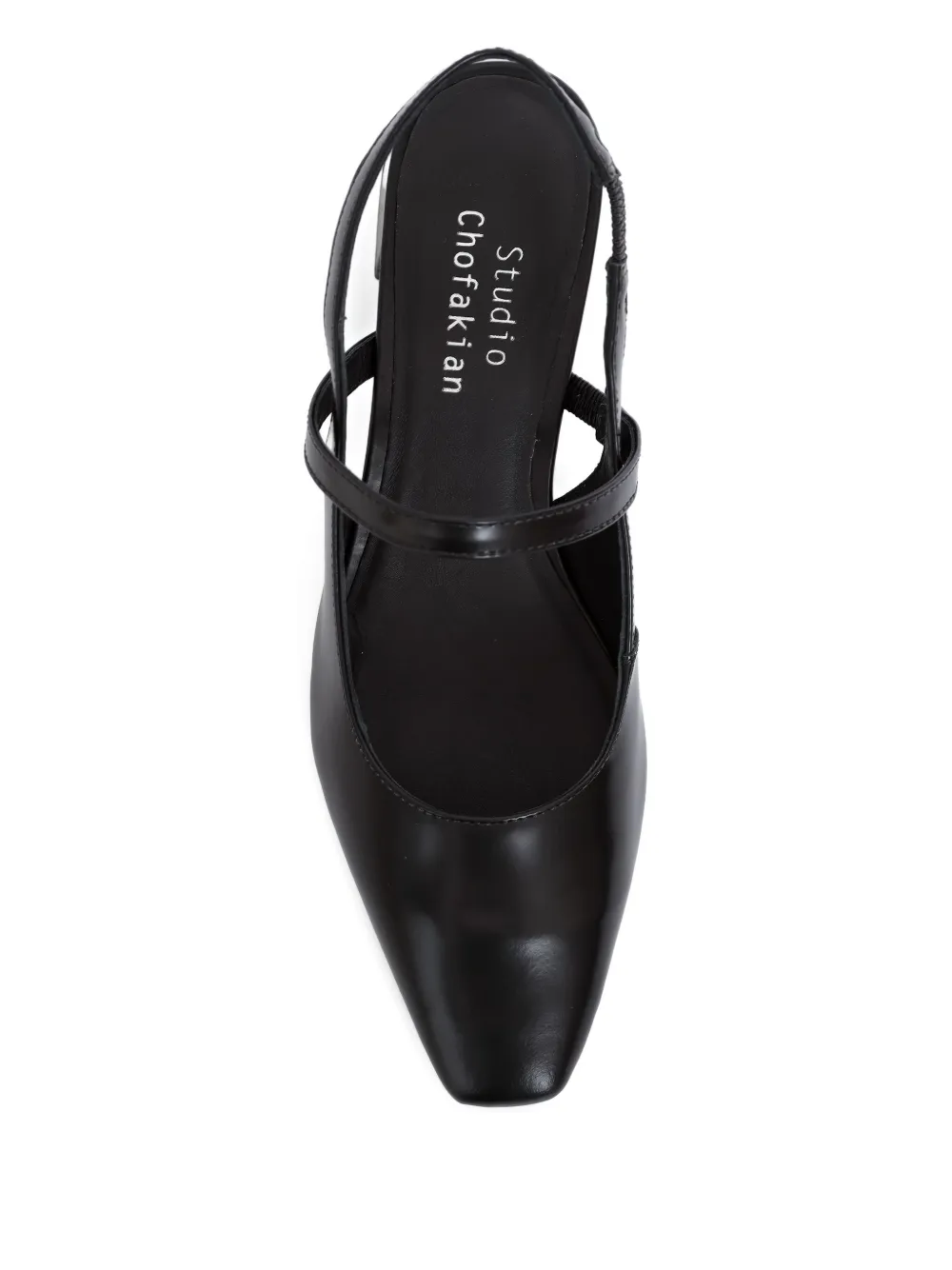 Studio Chofakian 35mm slingback pumps Zwart