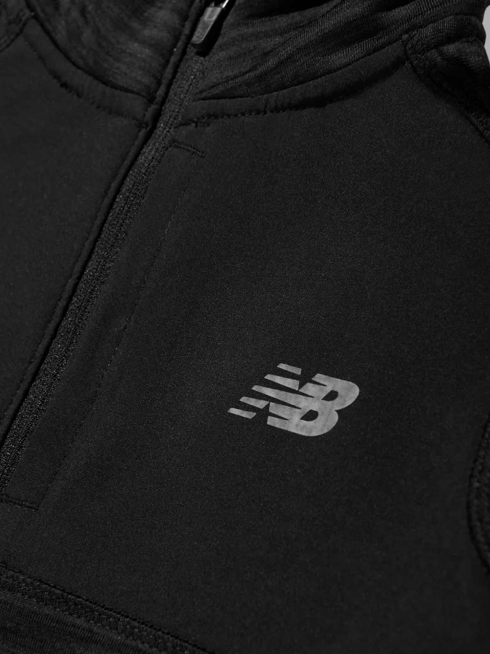 New Balance Kids Sweater met logoprint Zwart