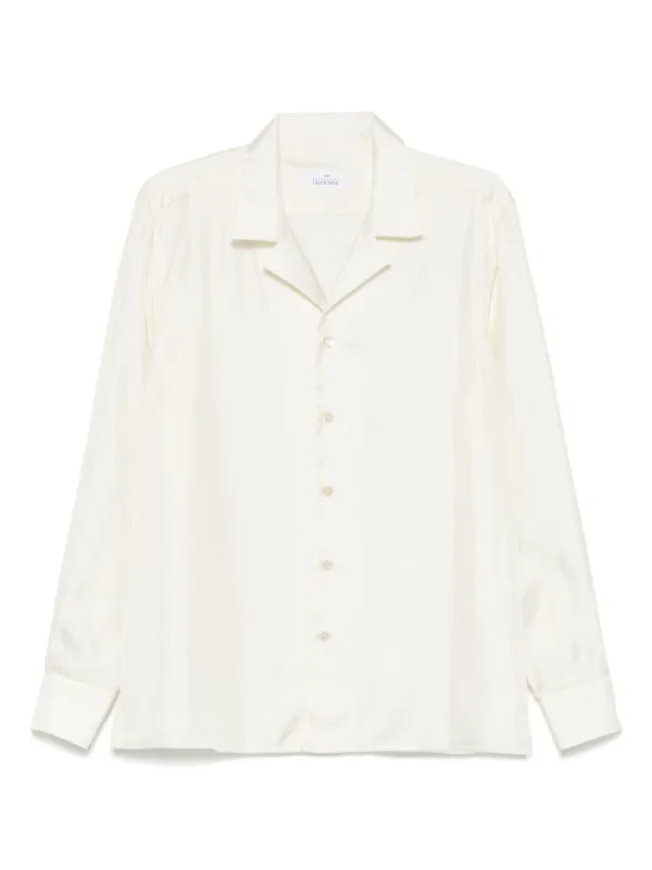 新品未使用 ALESSANDRO GHERARDI クレリックシャツ 38サイズ Alessandro Gherardi Silk Shirt | Yellow | FARFETCH