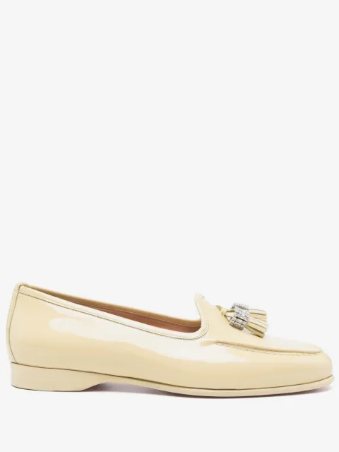Santoni loafers med rhinstenudsmykning