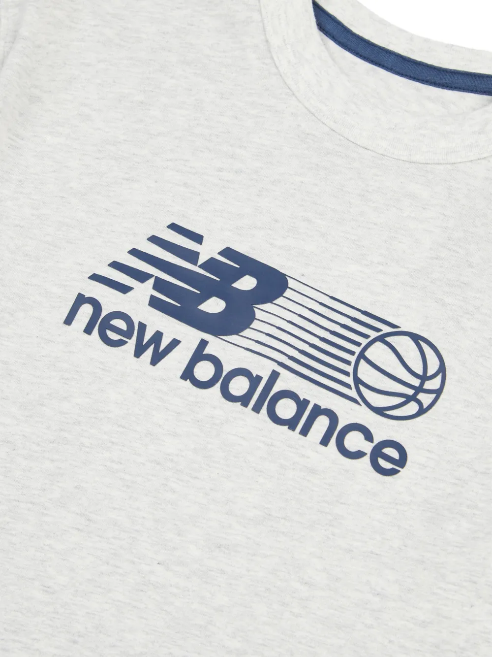 New Balance Kids T-shirt met logoprint Grijs