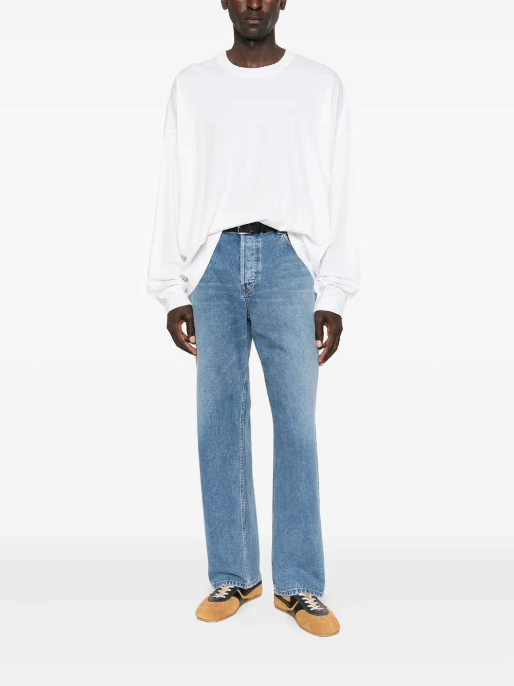 The Row Haru long-sleeve T-shirt - Wit