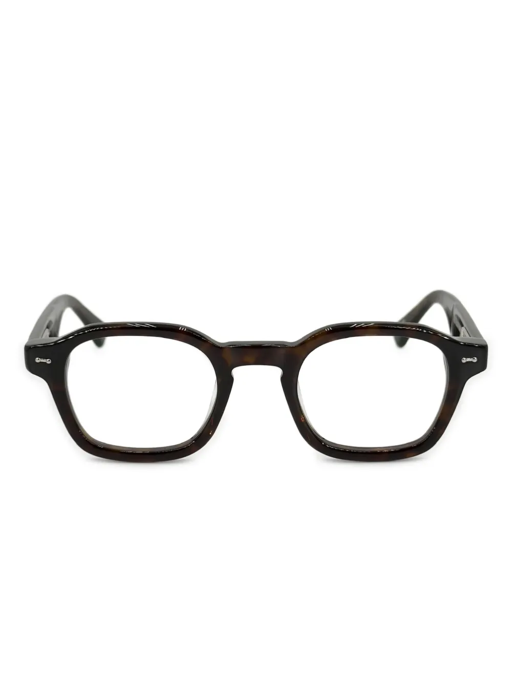 Peter & May Walk geometric-frame glasses | Brown | Image 1