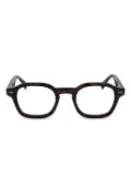 Peter & May Walk geometric-frame glasses - Brown