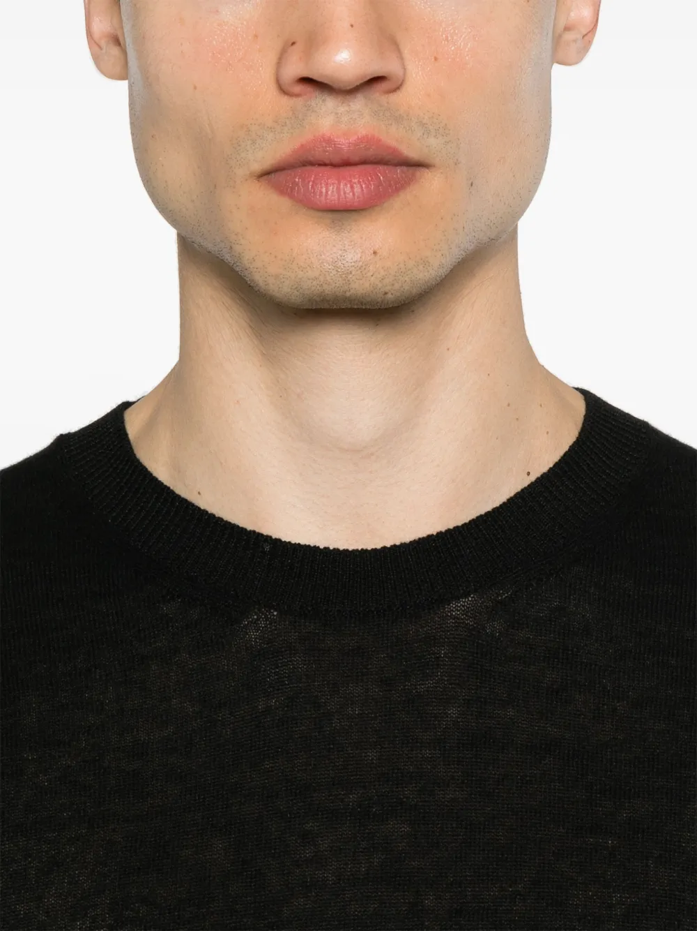 AMARANTO FINE-KNIT TOP