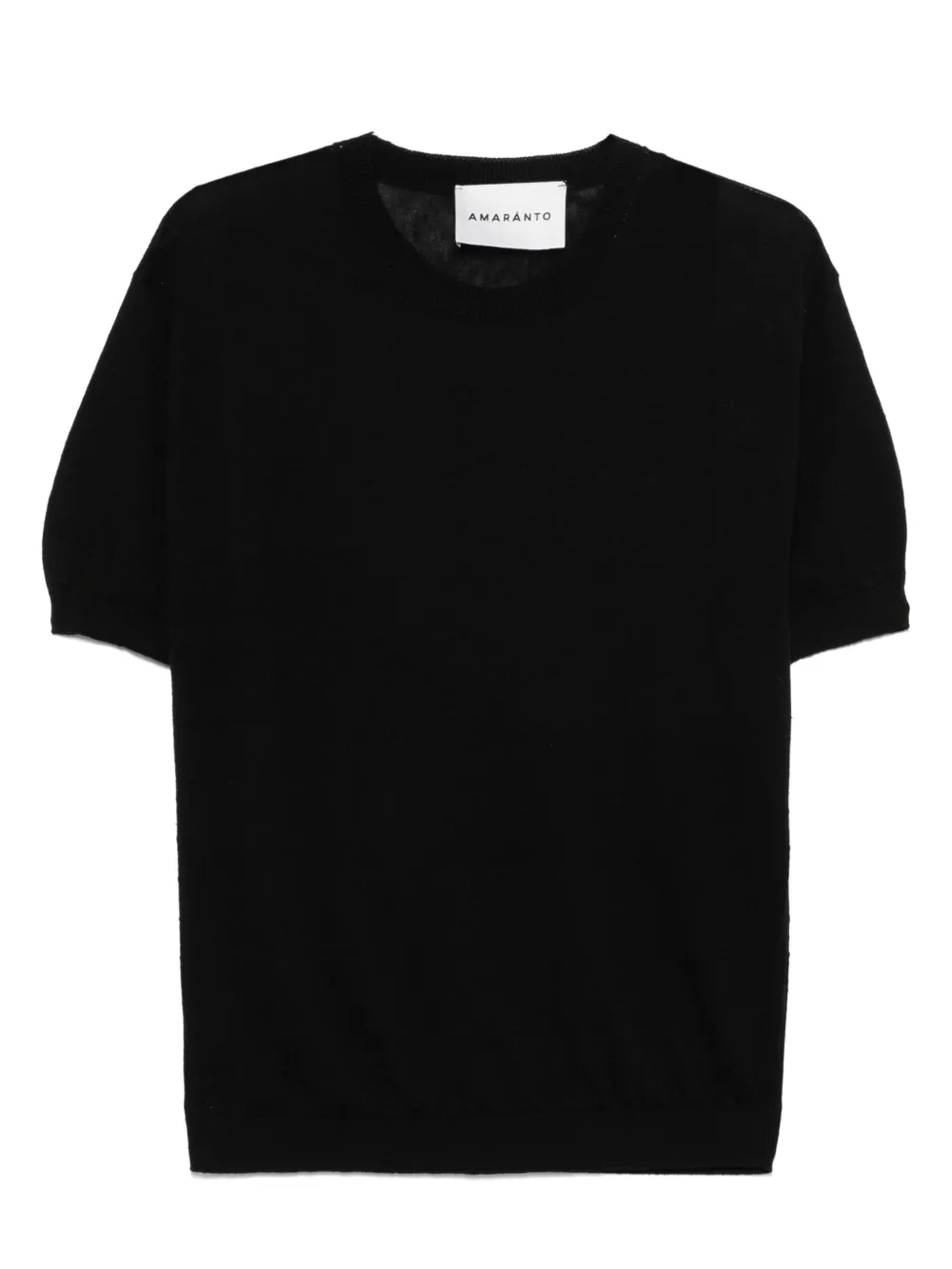 AMARÁNTO fine-knit top | Black | Image 1