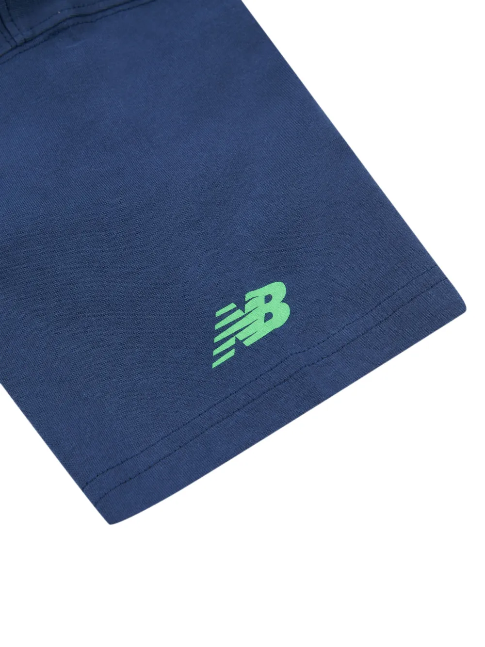 New Balance Kids T-shirt met print Blauw