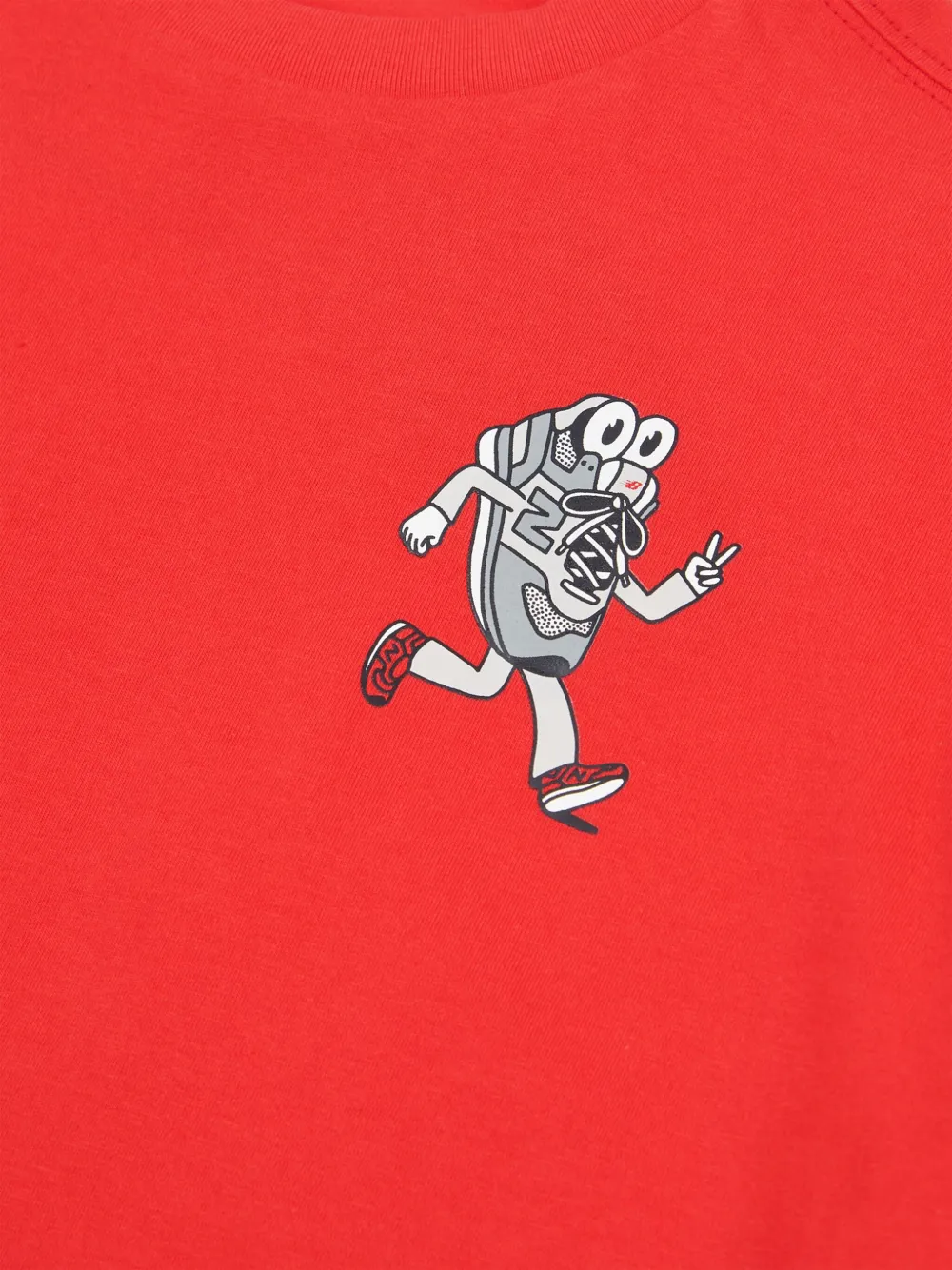 New Balance Kids T-shirt met logoprint Rood
