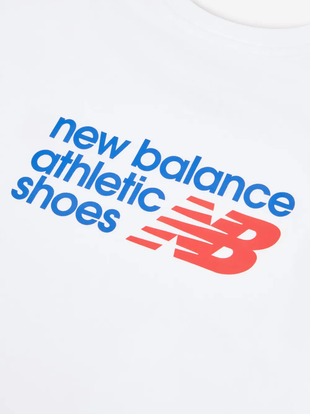 New Balance Kids T-shirt met logoprint Wit