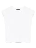 Fabiana Filippi ruffle-detailed T-shirt - White