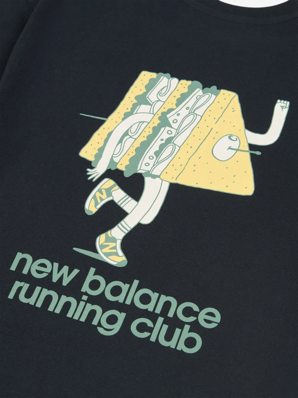 New Balance Kids T-shirt met logoprint Zwart
